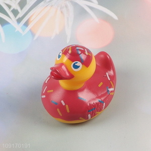 New Product Mini Vinyl Duck Floating Bath Toys for Babies Kids