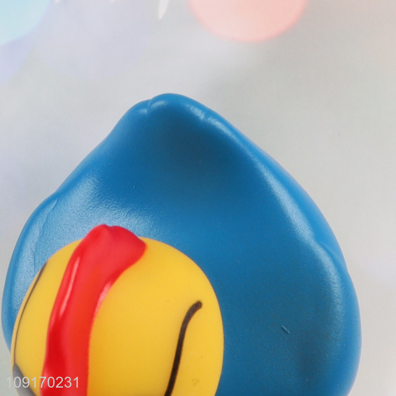 Factory Supply Mini Rubber Duck Squeaky Floating Baby Bath Toys