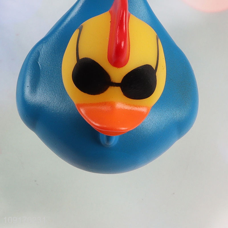Factory Supply Mini Rubber Duck Squeaky Floating Baby Bath Toys