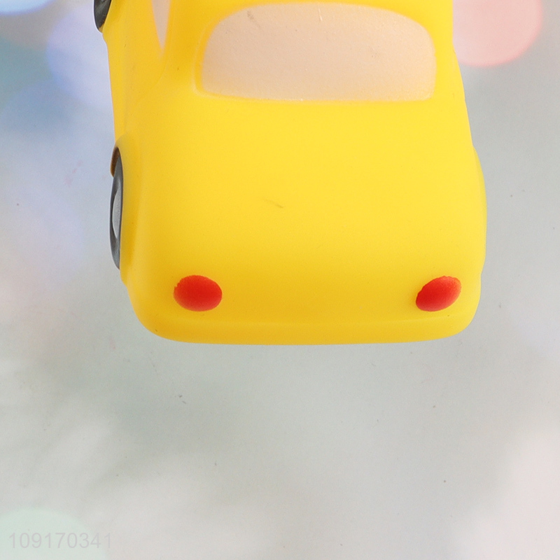 Good Quality Mini Rubber Car Animal Bath Toys for Baby Kids Toddlers