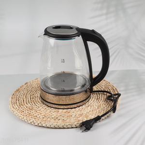 High Quality 2.L Electric Kettle Stainless Steel Glass Hot Water Boiler