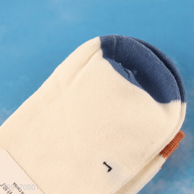 Factory price cartoon breathable children socks cotton socks