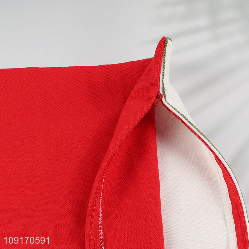 New Product Embroidered Cotton Throw Pillow Covers Couch Sofa Pillow Covers