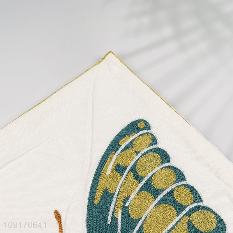 Online Wholesale Decorative Embroidered Pillow Covers Cotton Tufted Pillow Covers