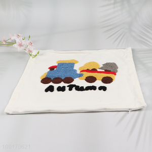 China Imports Embroidered Cotton <em>Pillow</em> Covers Cushion Cases for Home Sofa Decor