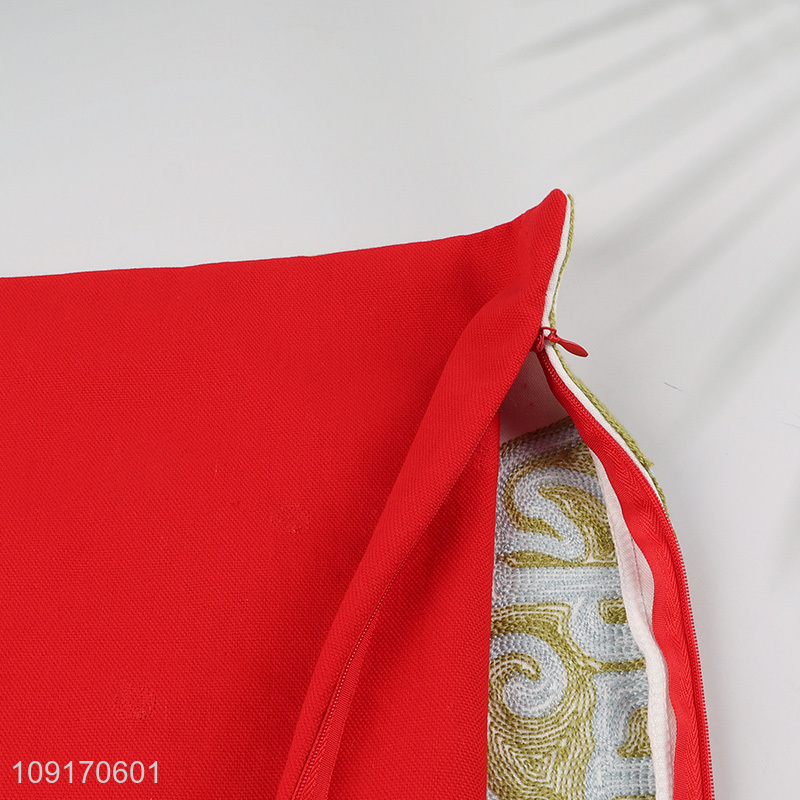 High Quality Embroidered Pillow Covers Square Cotton Pillow Covers Cushion Cases