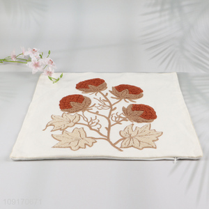 Hot Selling Embroidered <em>Pillow</em> Covers Cotton Throw <em>Pillow</em> Covers Cushion Cases