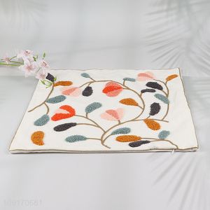 New Product 100% Cotton Embroidered <em>Pillow</em> Covers Decorative Square Cushion Cases