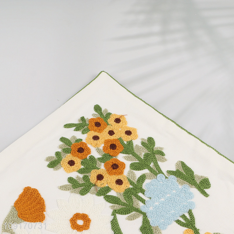 Wholesale Embroidered Cotton Pillow Covers Cushion Cases for Living Room Decor