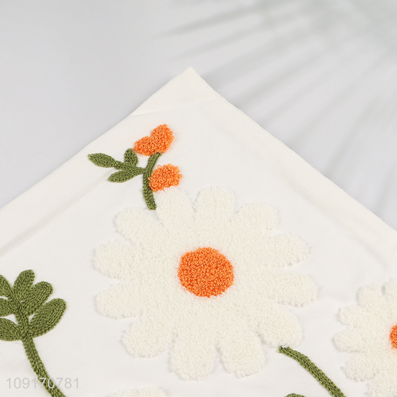 High Quality Embroidered Pillow Covers Cotton Throw Pillow Covers for Home Decor