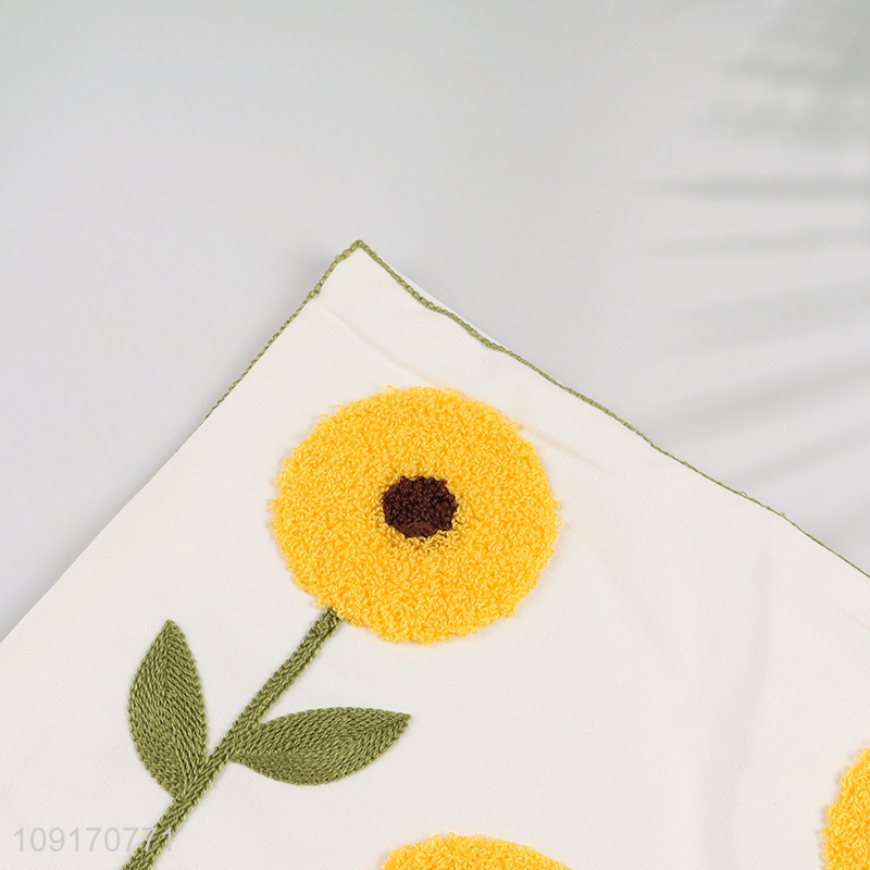 New Product Embroidered Throw Pillow Covers Cotton Pillowcases for Sofa Decor