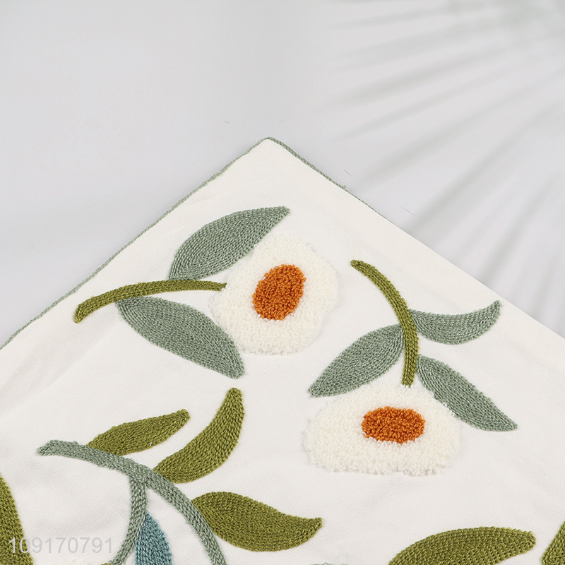 Factory Price Embroidered Cotton Pillow Covers Pillowcases for Living Room Decor