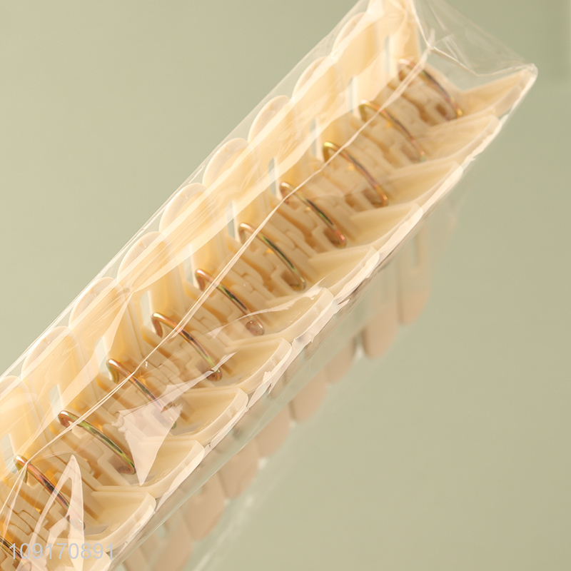 China factory 24pcs pp multi-purpose clothes pegs clothes clips