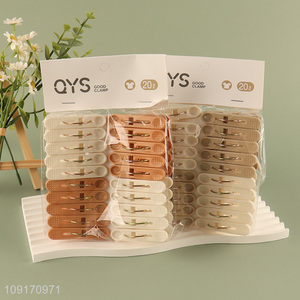 Factory wholesale 20pcs heavy duty clothes pegs clothes clip quilt clip