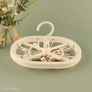 Low price household socks hanging dry <em>rack</em> underwear hanger with clip