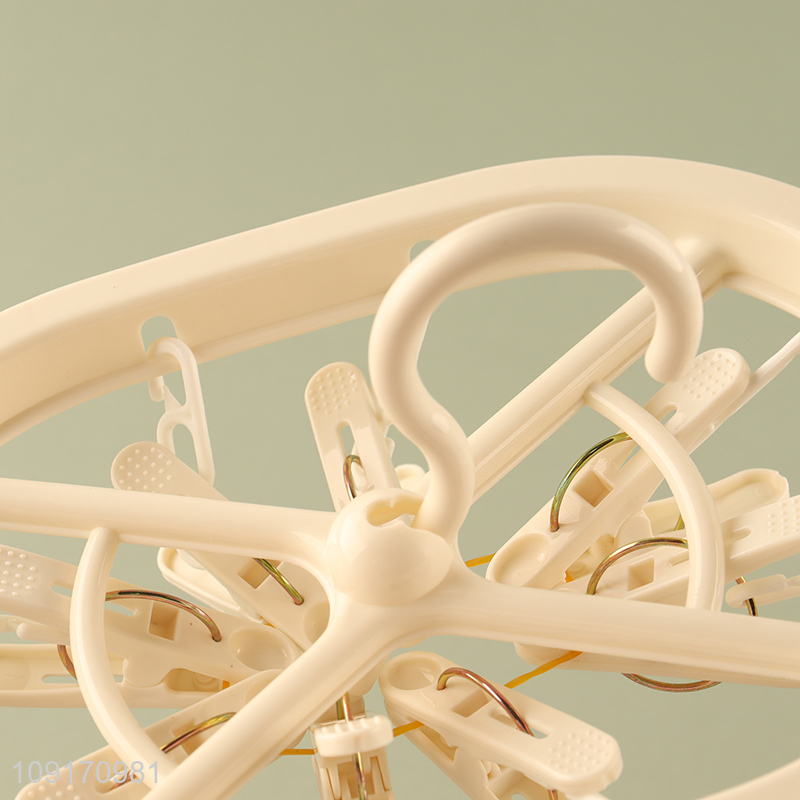 Low price household socks hanging dry rack underwear hanger with clip