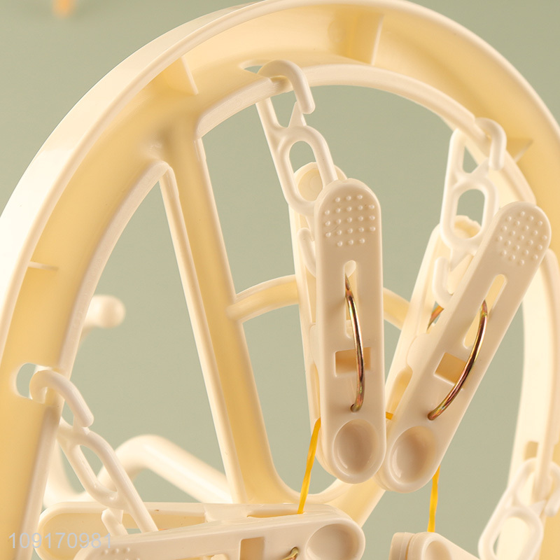 Low price household socks hanging dry rack underwear hanger with clip