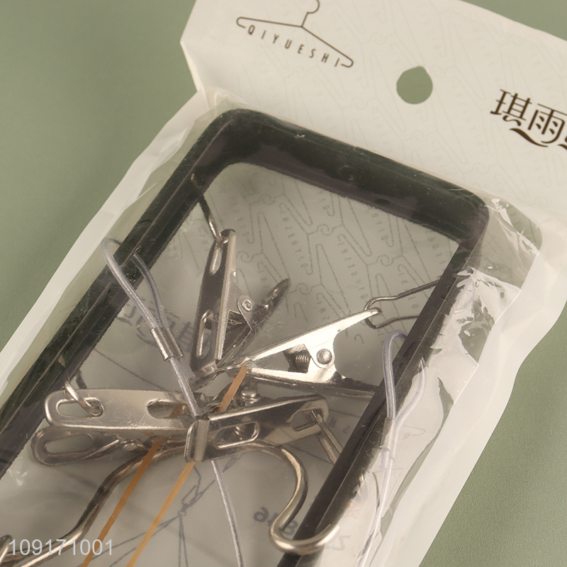 Most popular household socks rack underwear drying rack with pegs