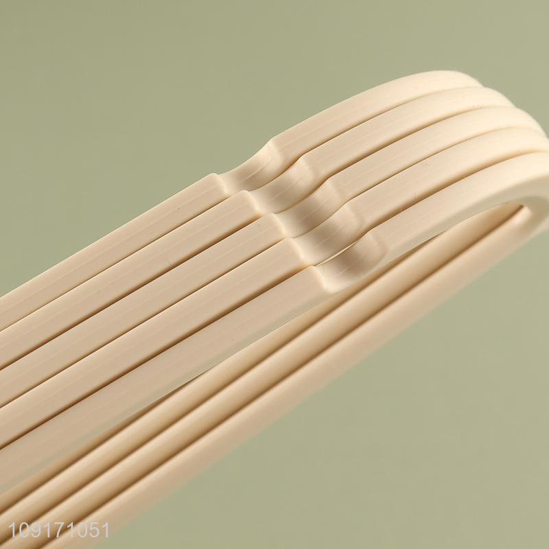 Top sale 5pcs non-slip household clothes hanger coat hanger