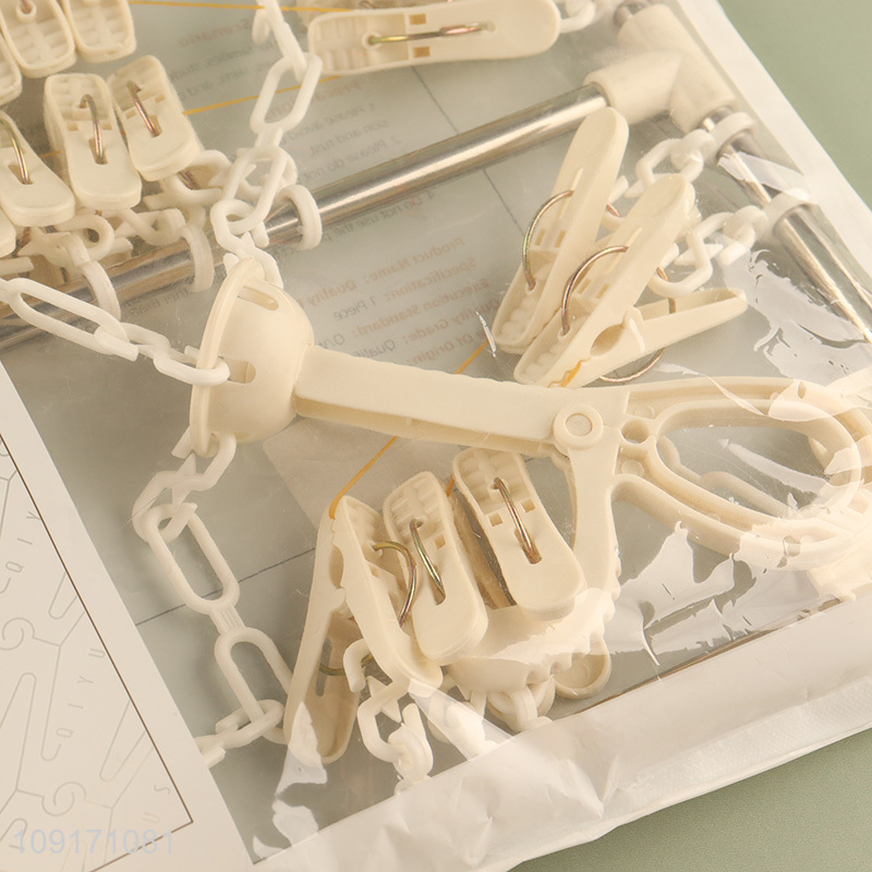 Good sale stainless steel square socks rack underwear drying rack