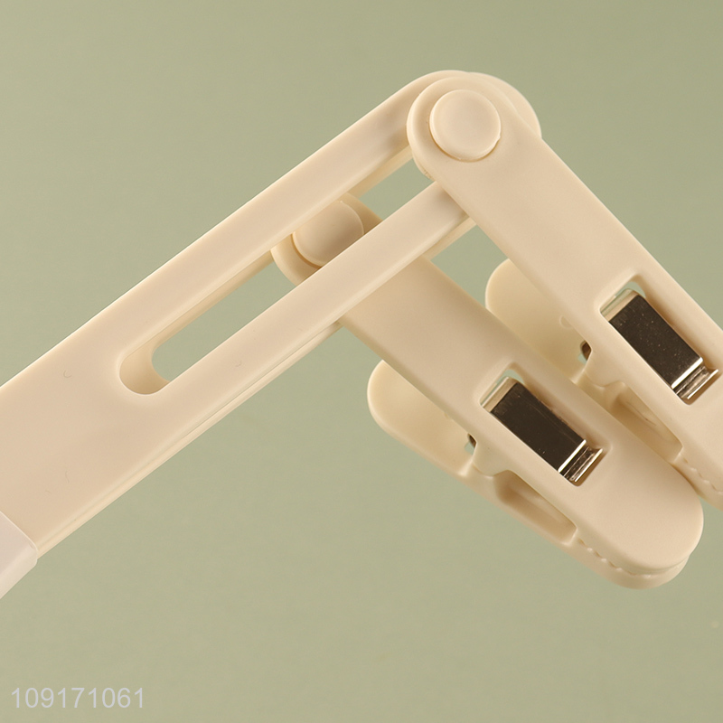 Yiwu market 2pcs plastic household pants hanger for sale