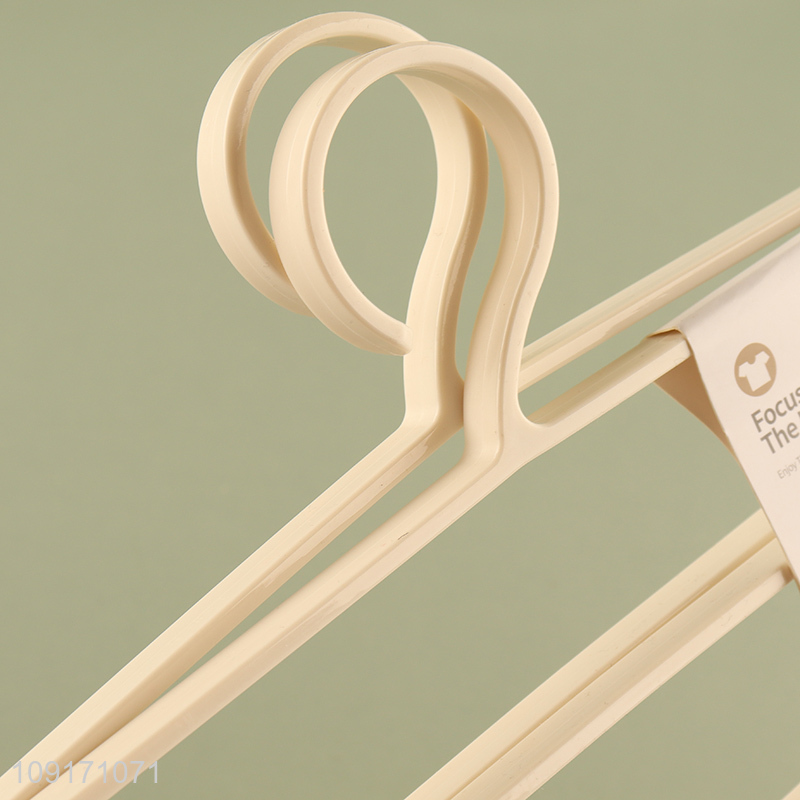 Hot products space saving plastic pants hanger towel hanger