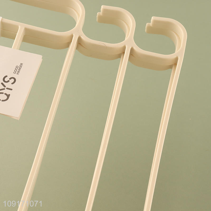 Hot products space saving plastic pants hanger towel hanger