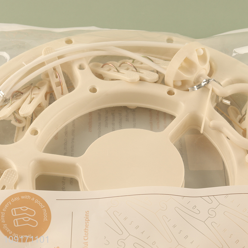 Factory wholesale round household socks rack underwear drying rack