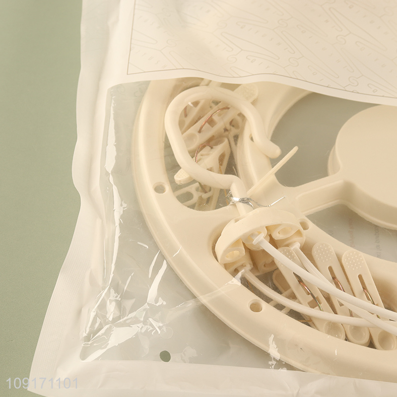 Factory wholesale round household socks rack underwear drying rack