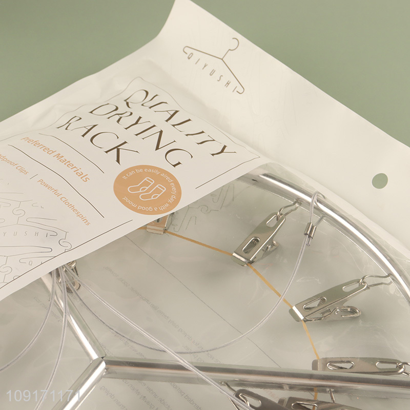 Online wholesale round aluminum alloy socks rack underwear drying rack