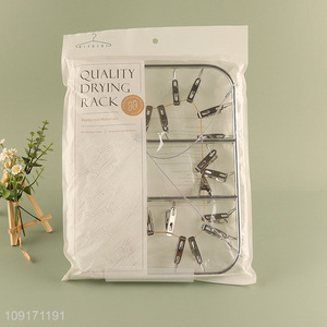 Hot items windproof aluminum alloy socks <em>rack</em> underwear drying <em>rack</em>