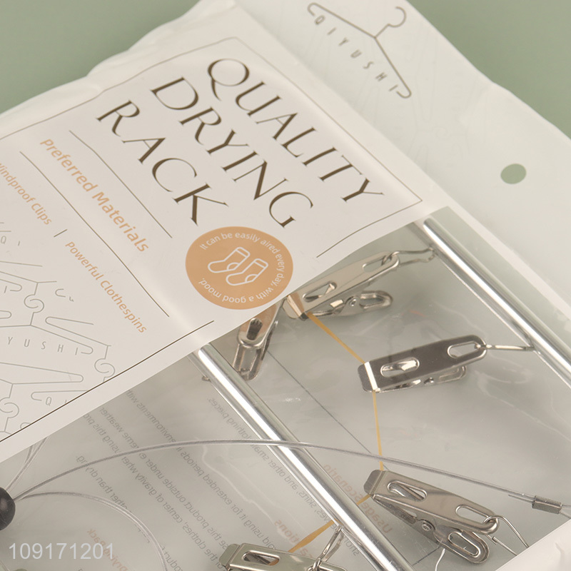 Hot products windproof aluminum alloy socks rack underwear drying rack for home