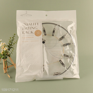 Factory wholesale round aluminum alloy socks <em>rack</em> underwear drying <em>rack</em>