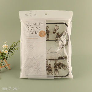 Top products windproof aluminum alloy socks <em>rack</em> underwear drying <em>rack</em> for household