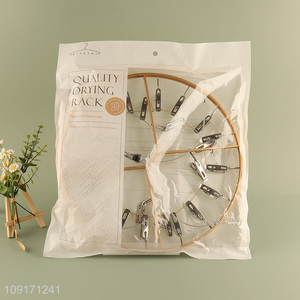 Hot products round aluminum alloy socks <em>rack</em> underwear drying <em>rack</em> for home