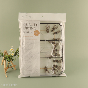 Top quality rectangle aluminum alloy socks <em>rack</em> underwear drying <em>rack</em>