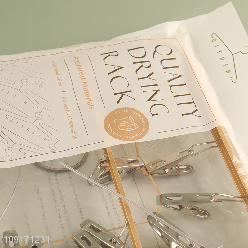 China products home hanging aluminum alloy socks rack underwear drying rack