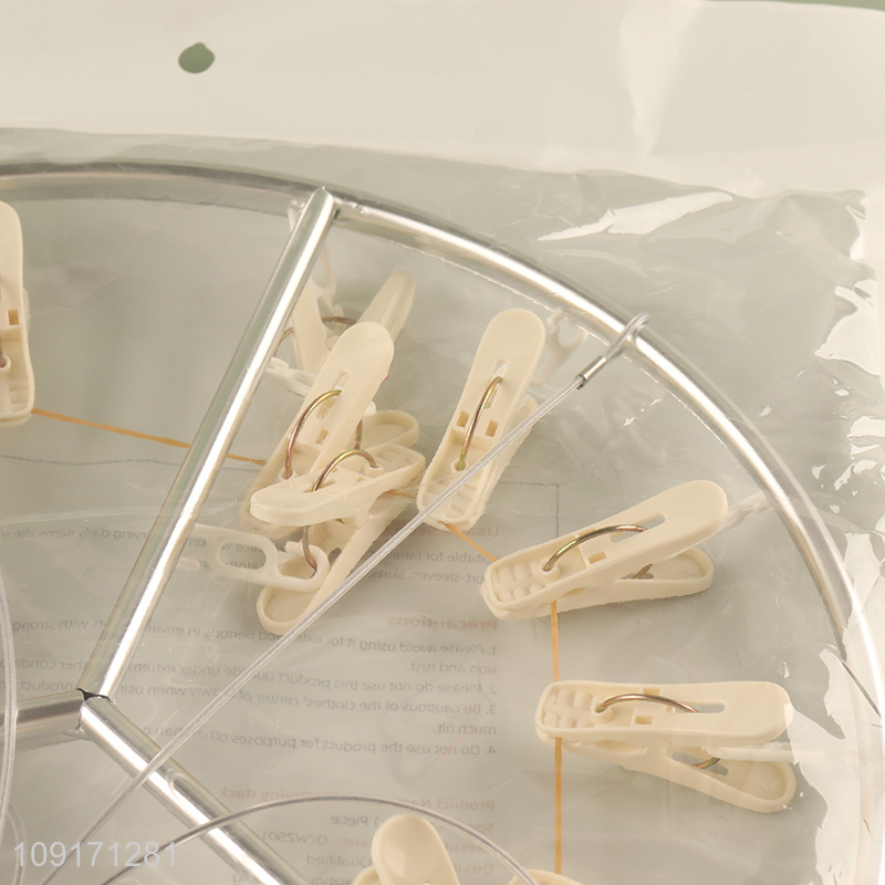 Hot selling round hanging socks rack underwear drying rack