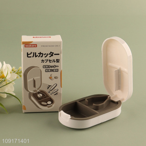 Factory price pill cutter storage box medicine box for sale