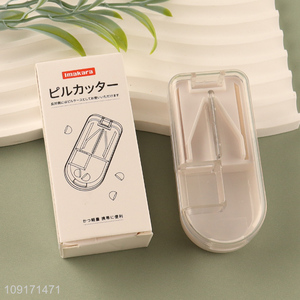 Popular products portable travel medicine cutter medicine box