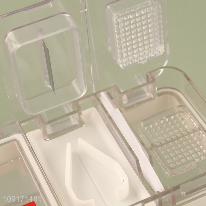 Top products double-layer portable medicine cutter medicine box