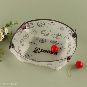 Best selling portable outdoor picnic folding plastic dinner plate