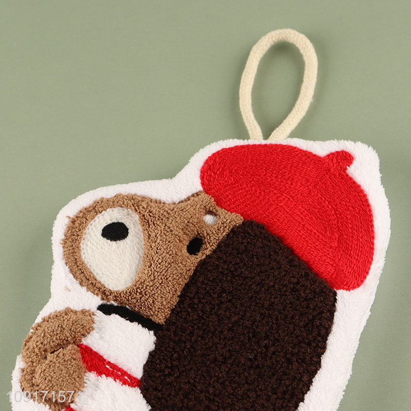 China supplier cartoon household microfiber hand towel for sale