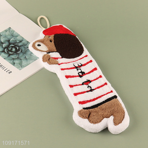 China supplier cartoon household microfiber hand towel for sale