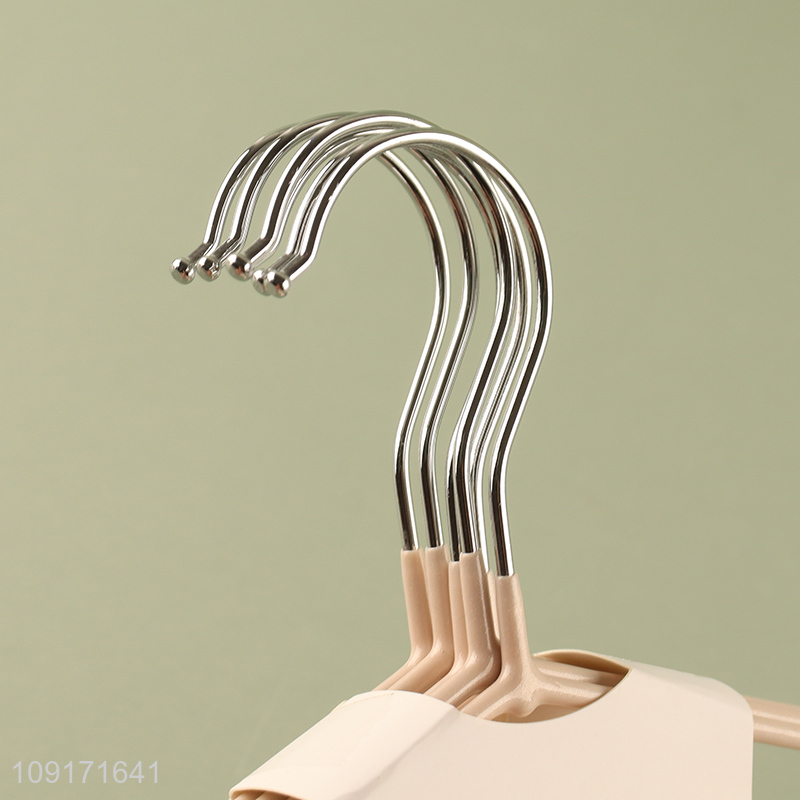 Top quality 6pcs non-slip clothes hanger coat hanger for sale