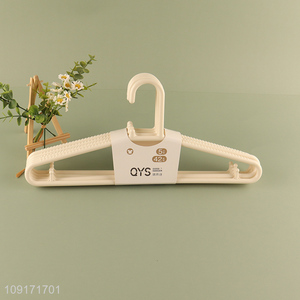 New product 5pcs non-slip plastic clothes hanger coat hanger