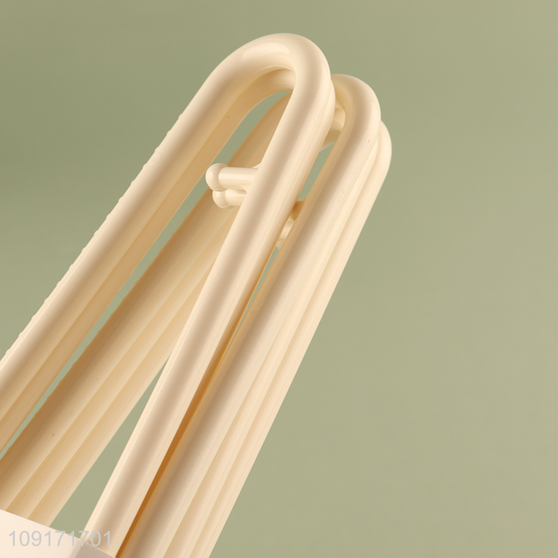 New product 5pcs non-slip plastic clothes hanger coat hanger