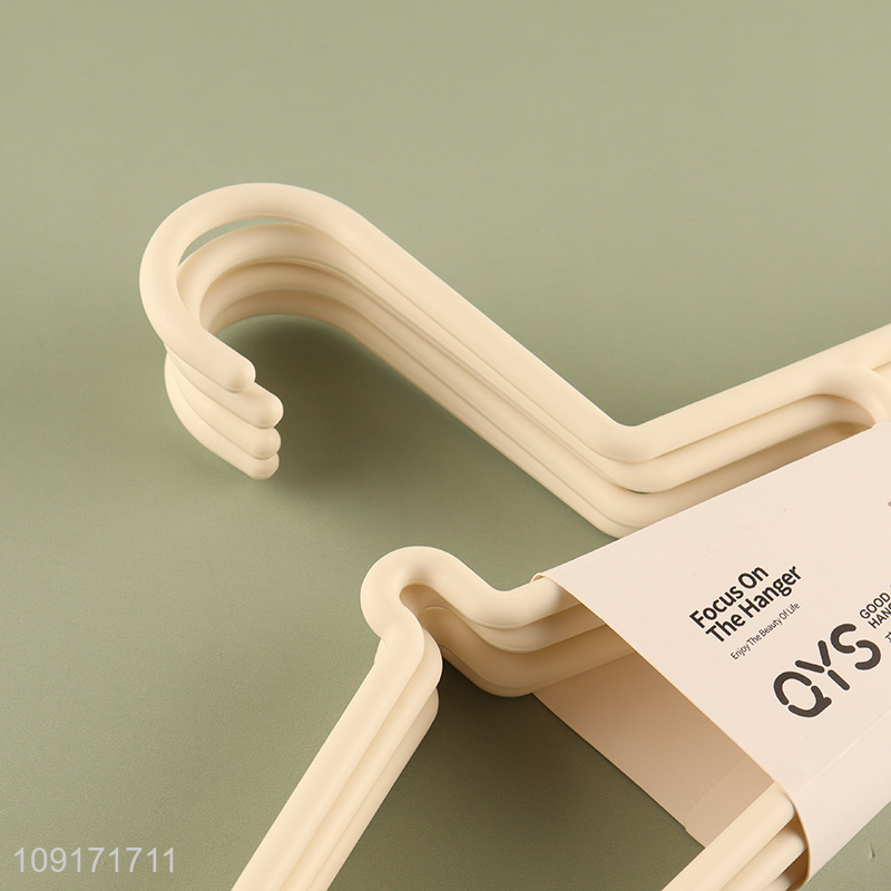 Top products fashion plastic 5pcs clothes hanger coat hanger