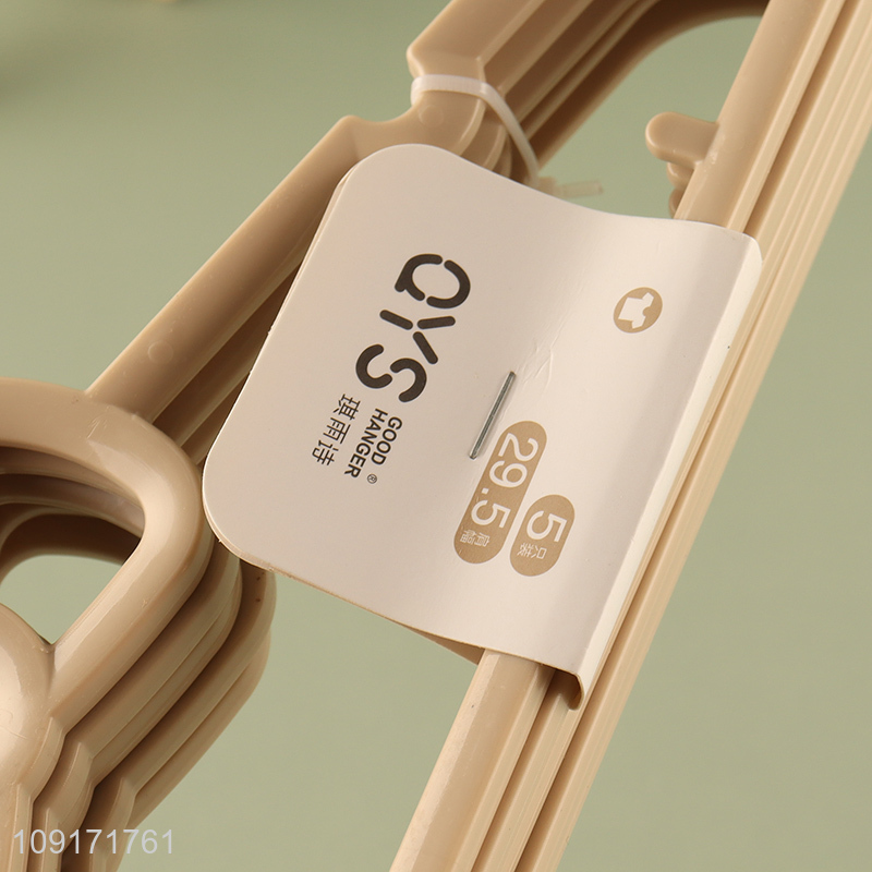 Factory wholesale 5pcs non-slip children clothes hanger coat hanger