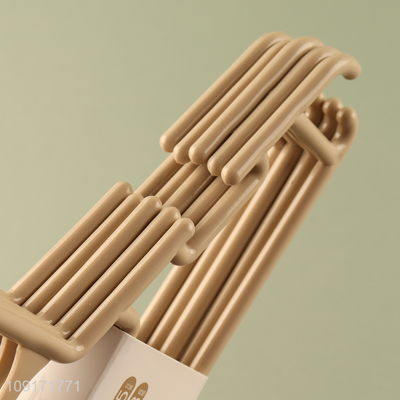 New style 5pcs household non-slip clothes hanger coat hanger